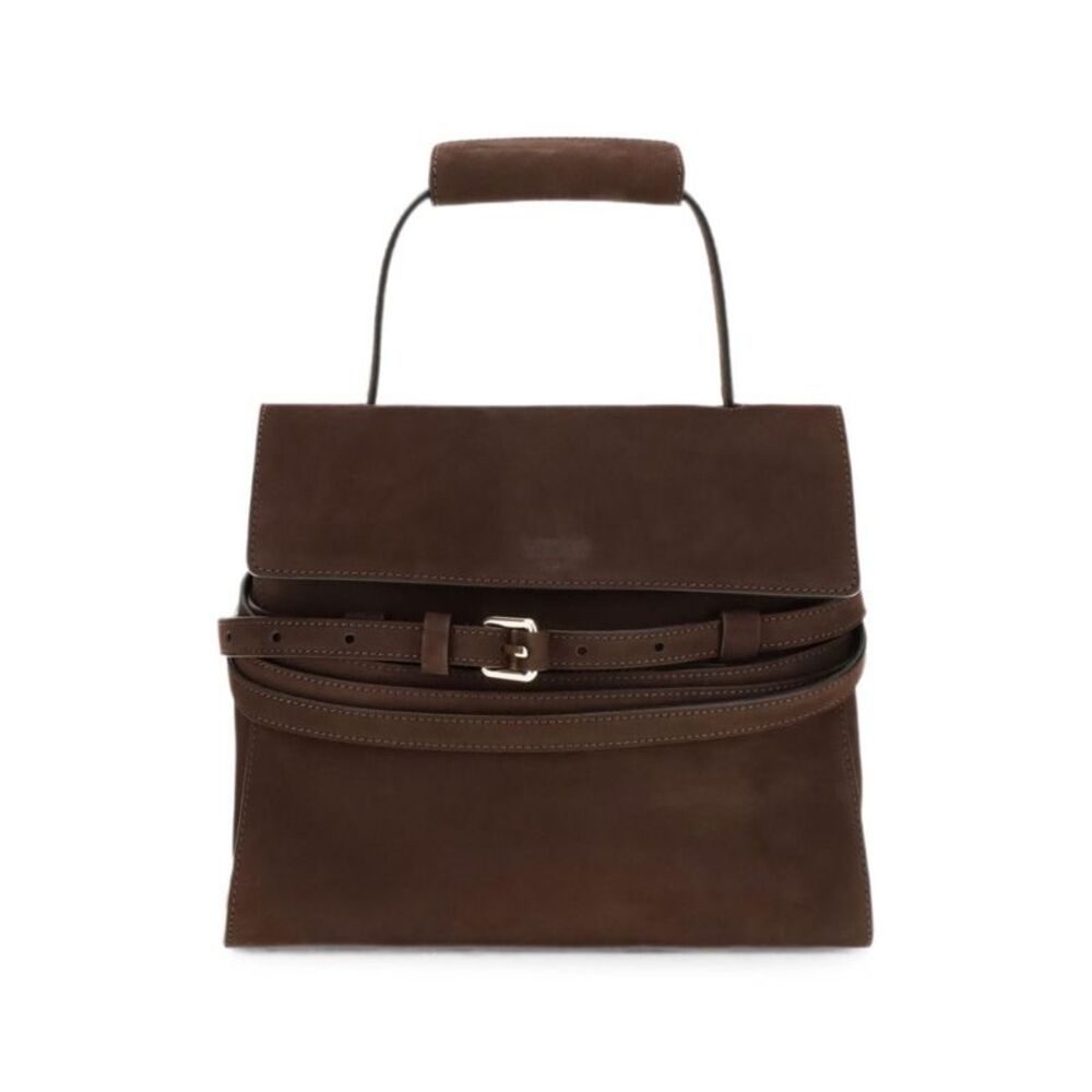 Moschino Women Tie Me Leather Handbag